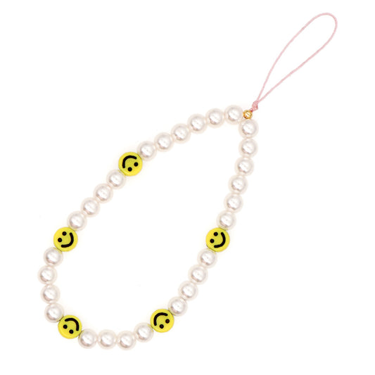 Go2Boho Phone Chains Pearl For Bead Telephone Strap Chain Mobile Phone Charm Lanyard Smiley Star Fruit Jewelry Jewellery