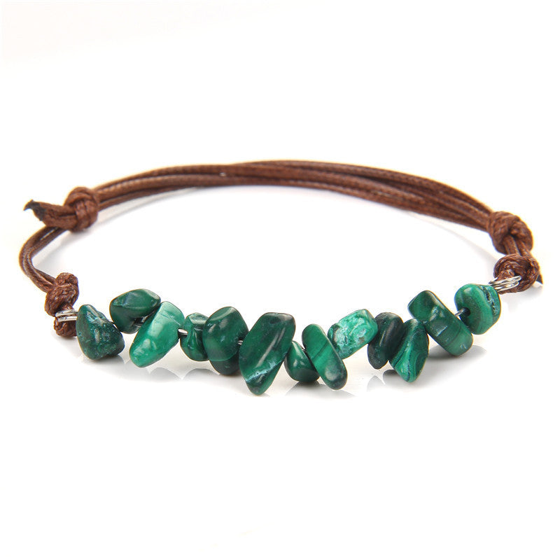 Leather Rope Woven Bracelet For Women