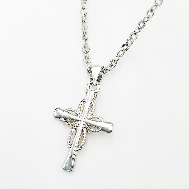 Fashion Octagon Star Cross Pendant Necklaces For Women