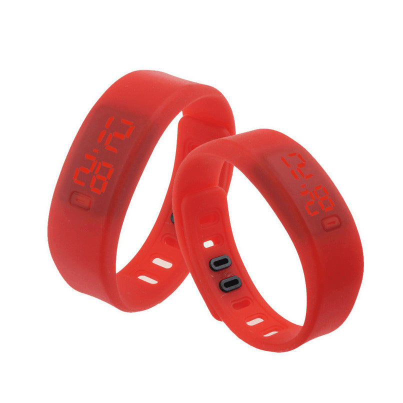 Fashion red light LED bracelet silicone wrist