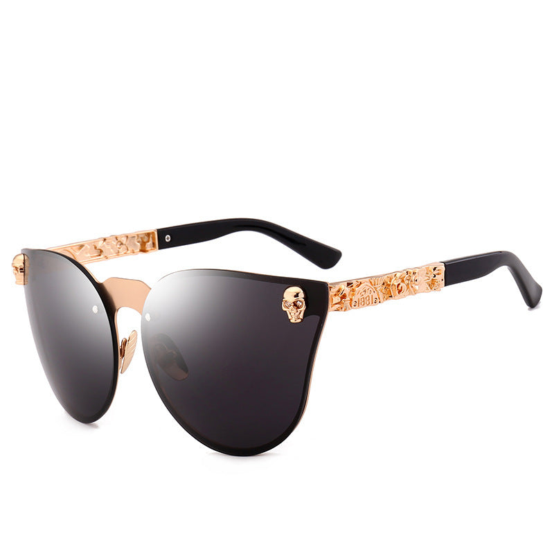 Skull sunglasses metal sunglasses