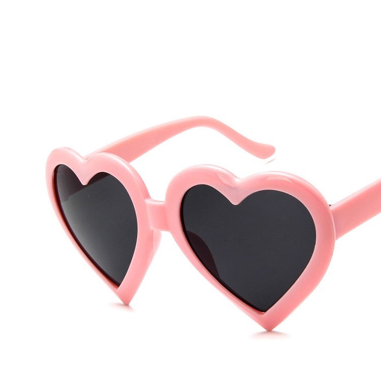 Trendy Heart-shaped Sunglasses Colorful Sunglasses Peach Heart Sunglasses