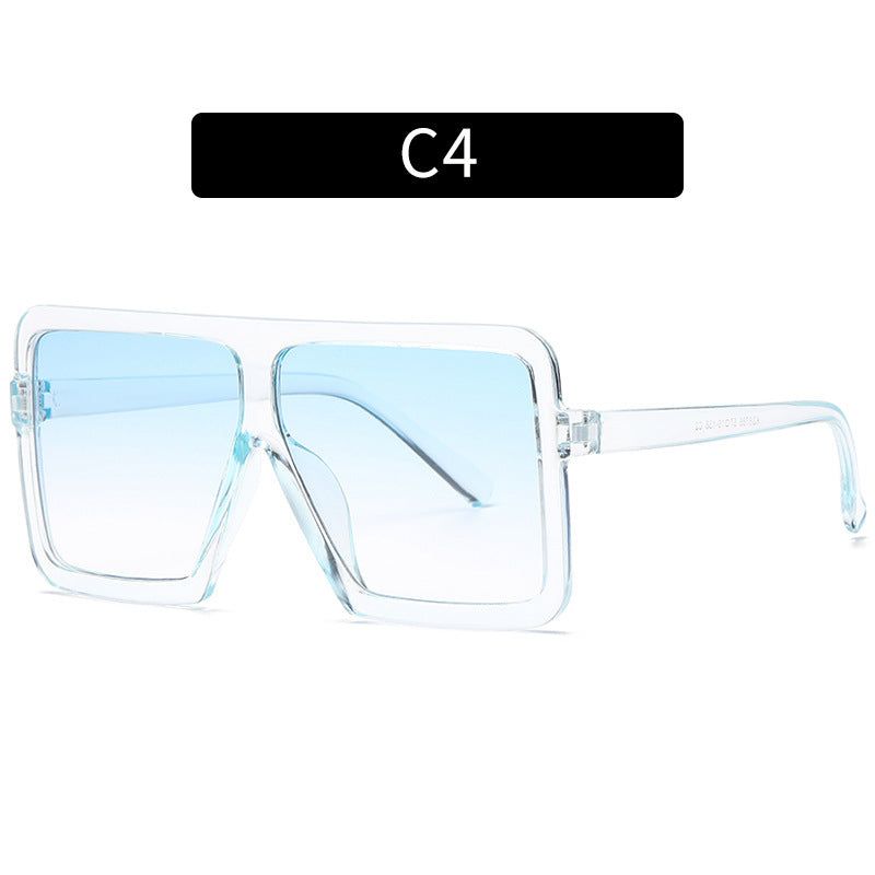 Fashion Square Sunglasses Big Frame Sunglasses