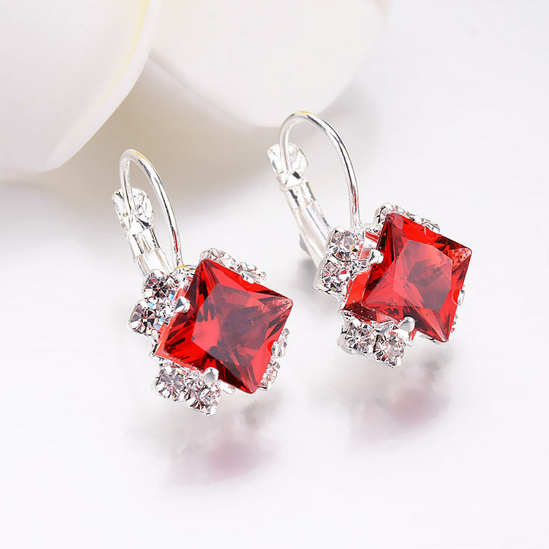 Women rhombus earrings