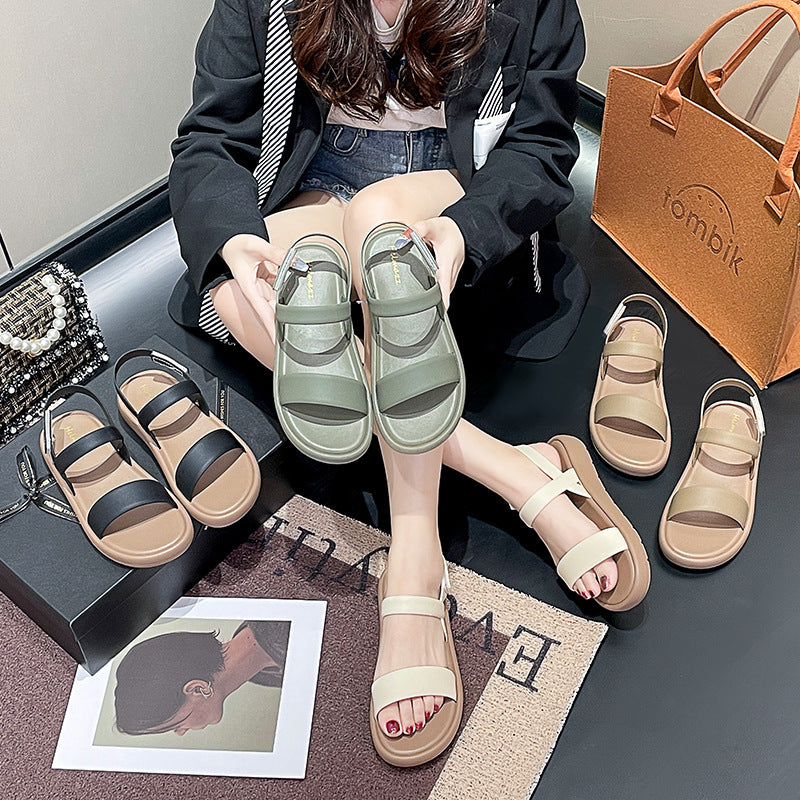 Women's Sandals Summer Wear Flat Heel