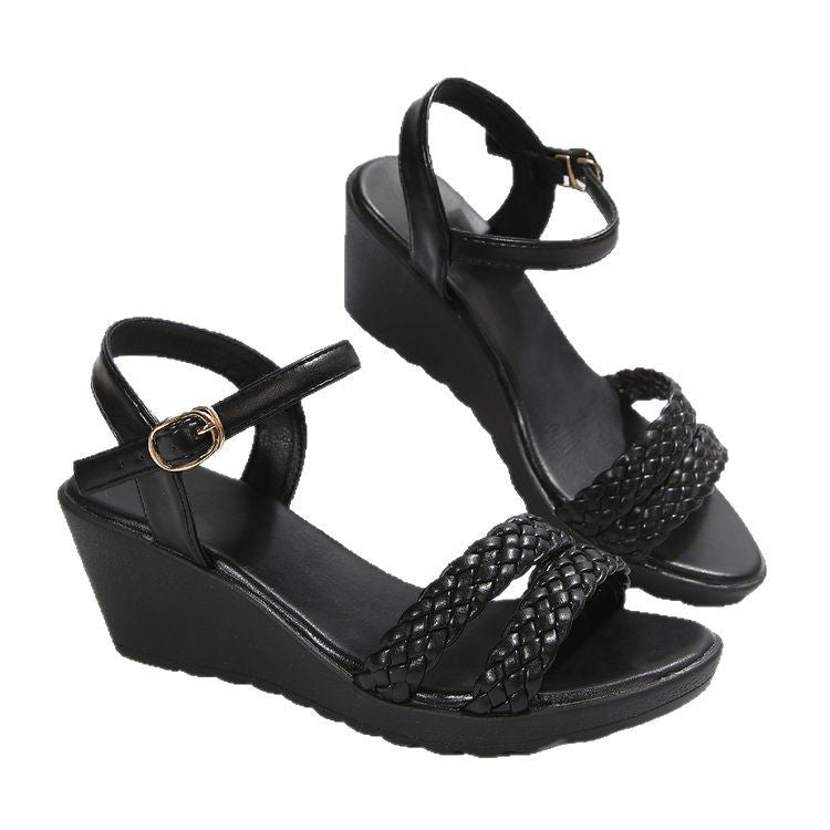 Women's Wedge High-heeled Strap Sandals