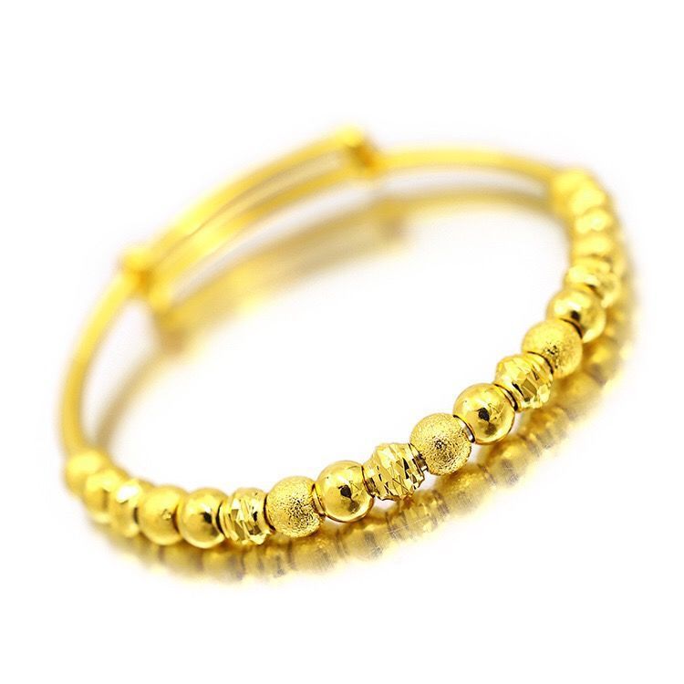 Sand Gold Transfer Beads Bracelet For Women